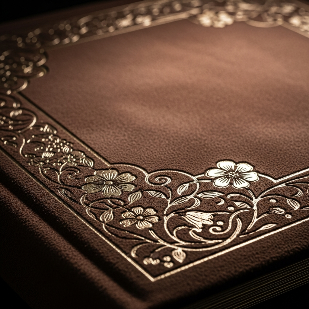 Luxury & Specialized – handcrafted leather covers with personalized embossing